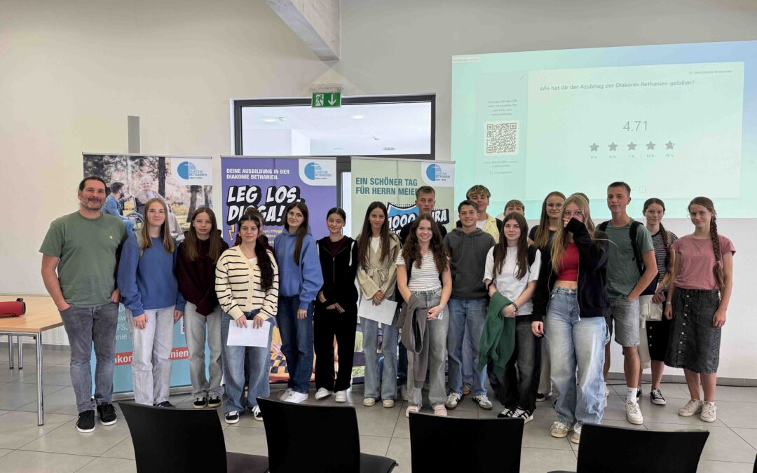 Praktische Einblicke in Pflege und Betreuung – Auszubildenden-Tag im Pflegezentrum Bethanien Kronberg